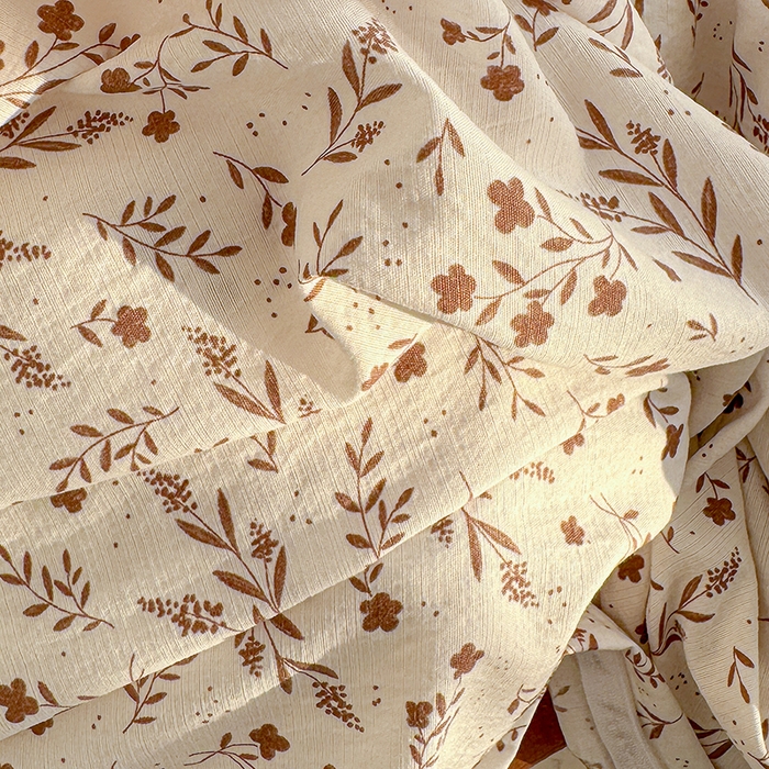 91家纺网 家纺一手货源 找家纺 云玲时尚 2026新款云感双层纱印花四件套 枝蔓