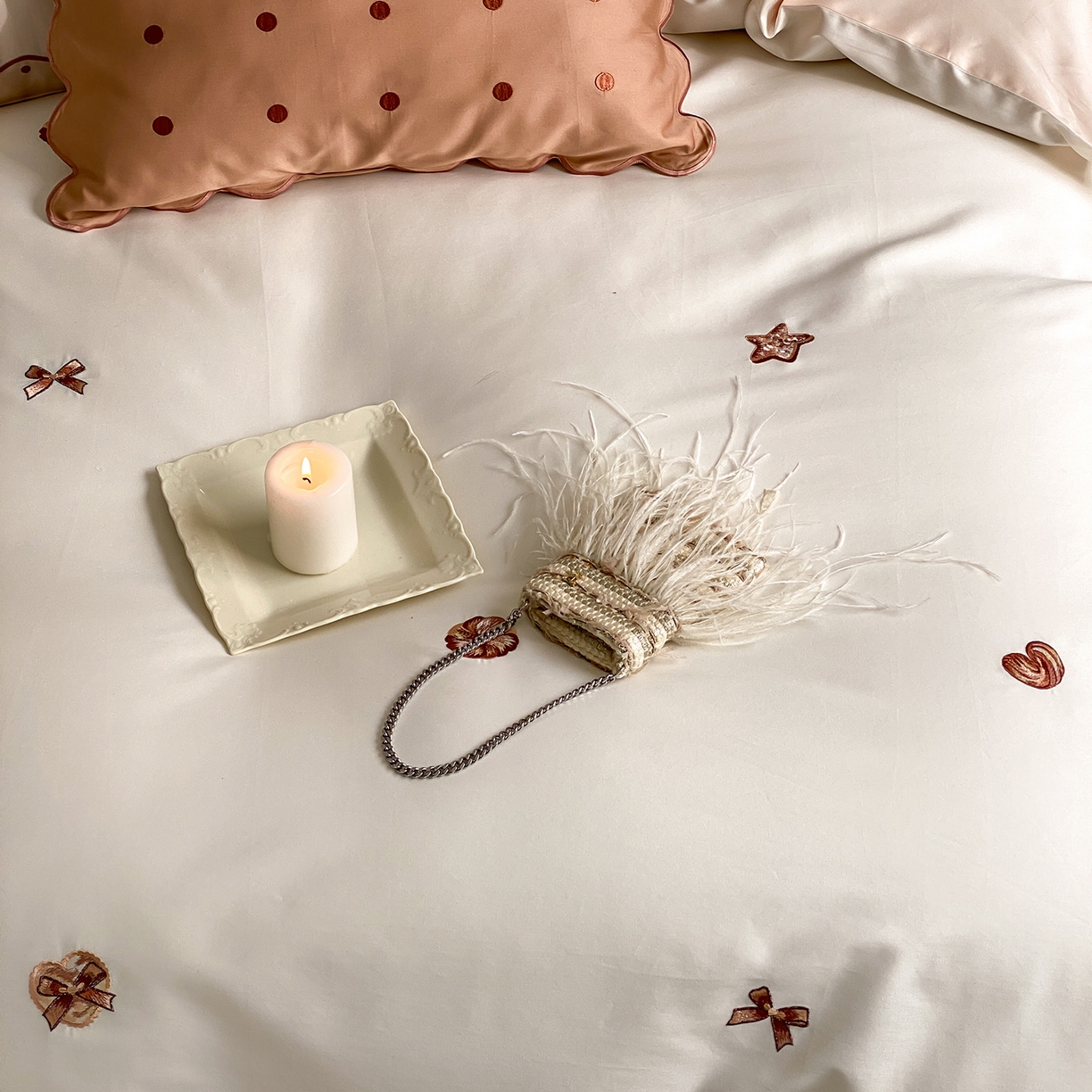 91家纺网 家纺一手货源 找家纺 （总）极简 2026新款100s长绒棉刺绣四件套-香榭雅绣