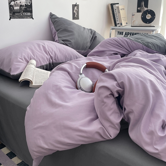 91家纺网 家纺一手货源 找家纺 （总）贝拉梦家纺 2026新款无印风高克重加厚云感棉三件套四件套单被套系列