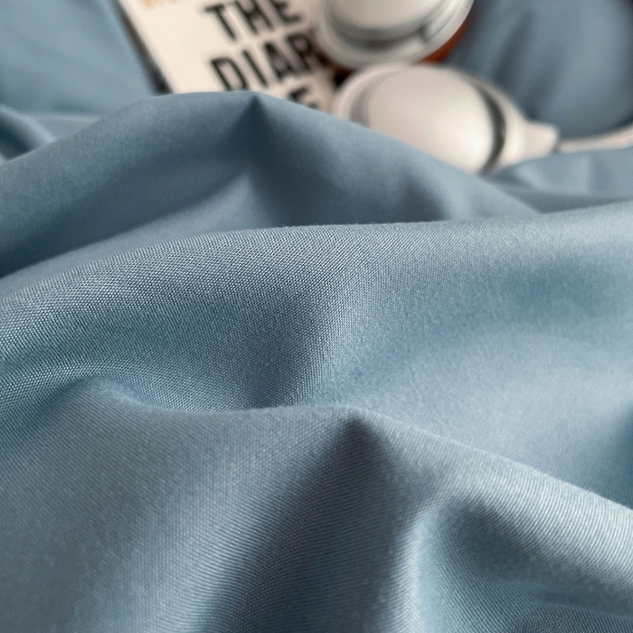 91家纺网 家纺一手货源 找家纺 贝拉梦家纺 2026新款无印风高克重加厚云感棉三件套四件套单被套系列 海蓝雾蓝