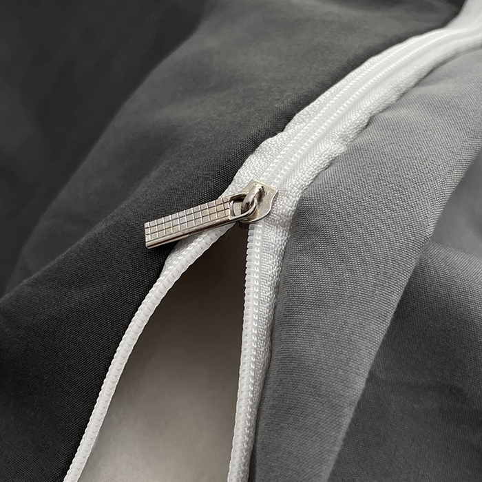 91家纺网 家纺一手货源 找家纺 贝拉梦家纺 2026新款无印风高克重加厚云感棉三件套四件套单被套系列 深空灰律