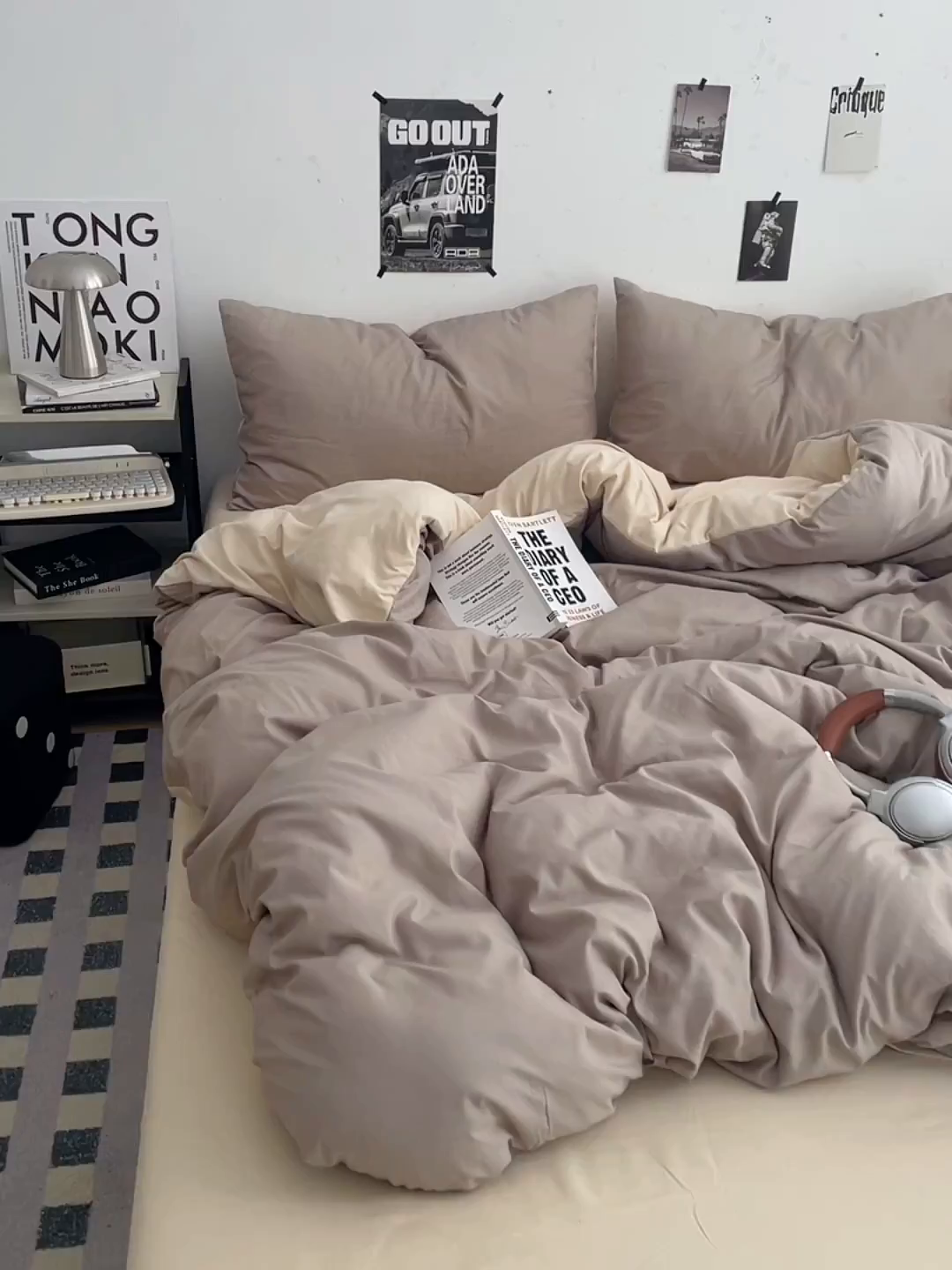 91家纺网 家纺一手货源 找家纺 贝拉梦家纺 2026新款无印风高克重加厚云感棉三件套四件套单被套系列 奶咖绒语