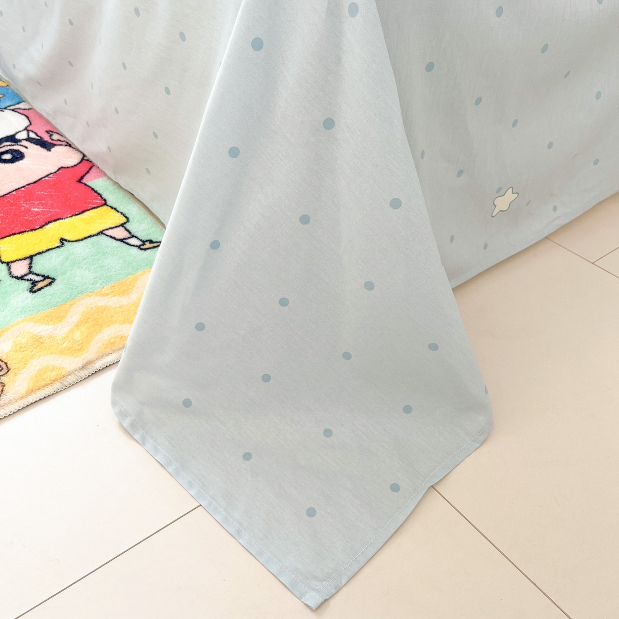 91家纺网 家纺一手货源 找家纺 博雅 2026新款蜡笔小新正版授权全棉纯棉大版四件套 大版-动感小新