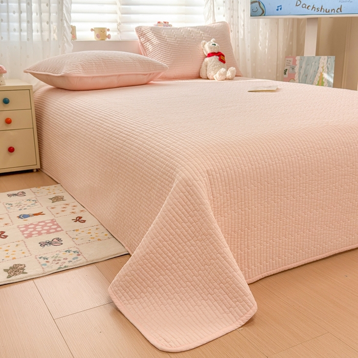 91家纺网 家纺一手货源 找家纺 （总）雅萱家纺 2026新款双面全棉高温砂洗床盖系列