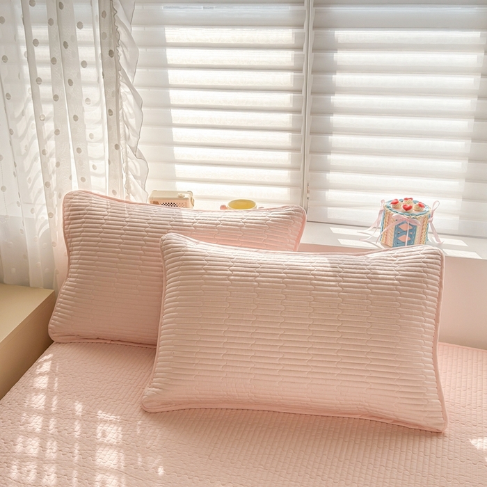 91家纺网 家纺一手货源 找家纺 （总）雅萱家纺 2026新款双面全棉高温砂洗床盖系列