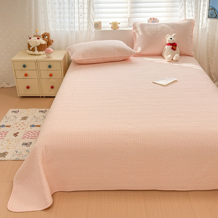 91家纺网 家纺一手货源 找家纺 （总）雅萱家纺 2026新款双面全棉高温砂洗床盖系列