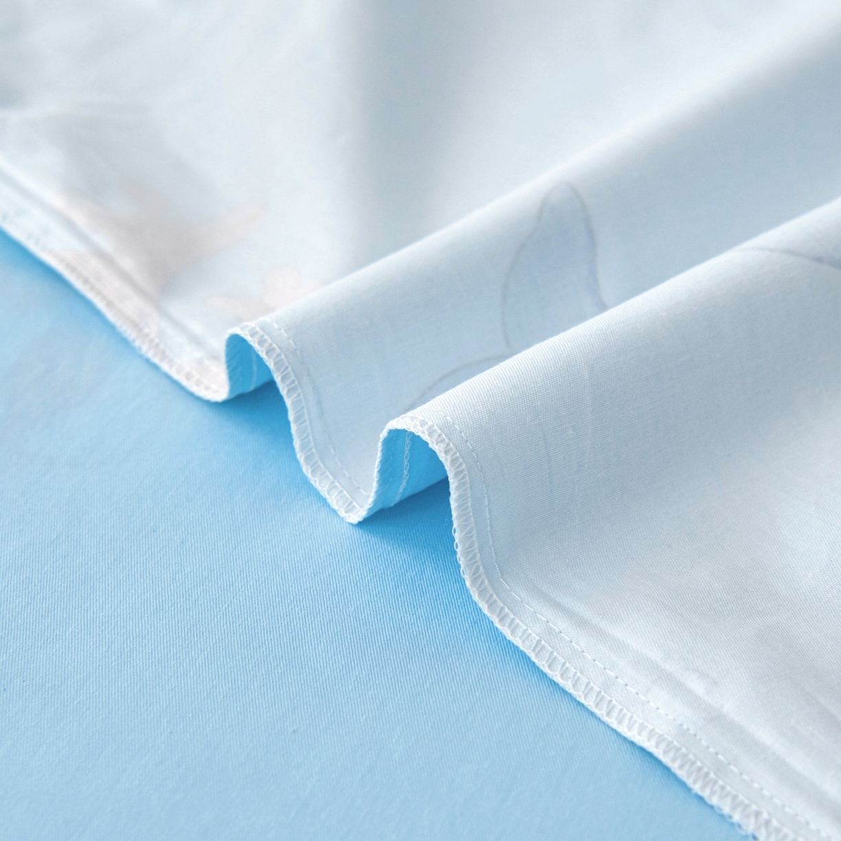 91家纺网 家纺一手货源 找家纺 御棉坊 2026新款A类全棉纯棉40S数码印花幼儿园入园三件套被子宝宝午睡被芯六件套 海底漫游记