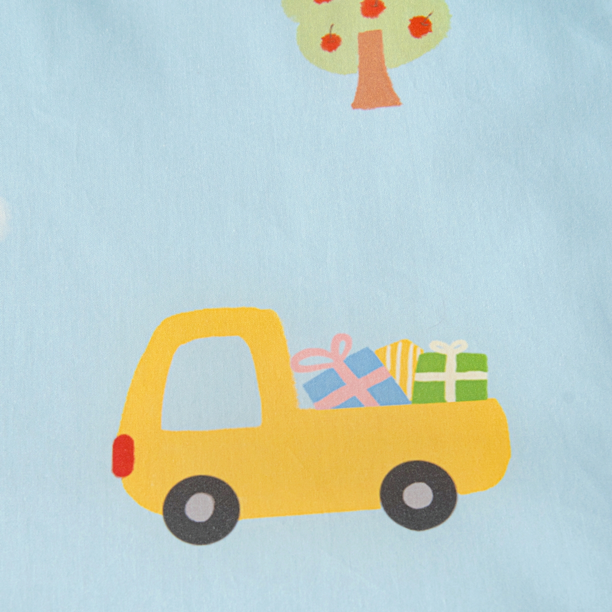 91家纺网 家纺一手货源 找家纺 御棉坊 2026新款A类全棉纯棉40S数码印花幼儿园入园三件套被子宝宝午睡被芯六件套 汽车假日