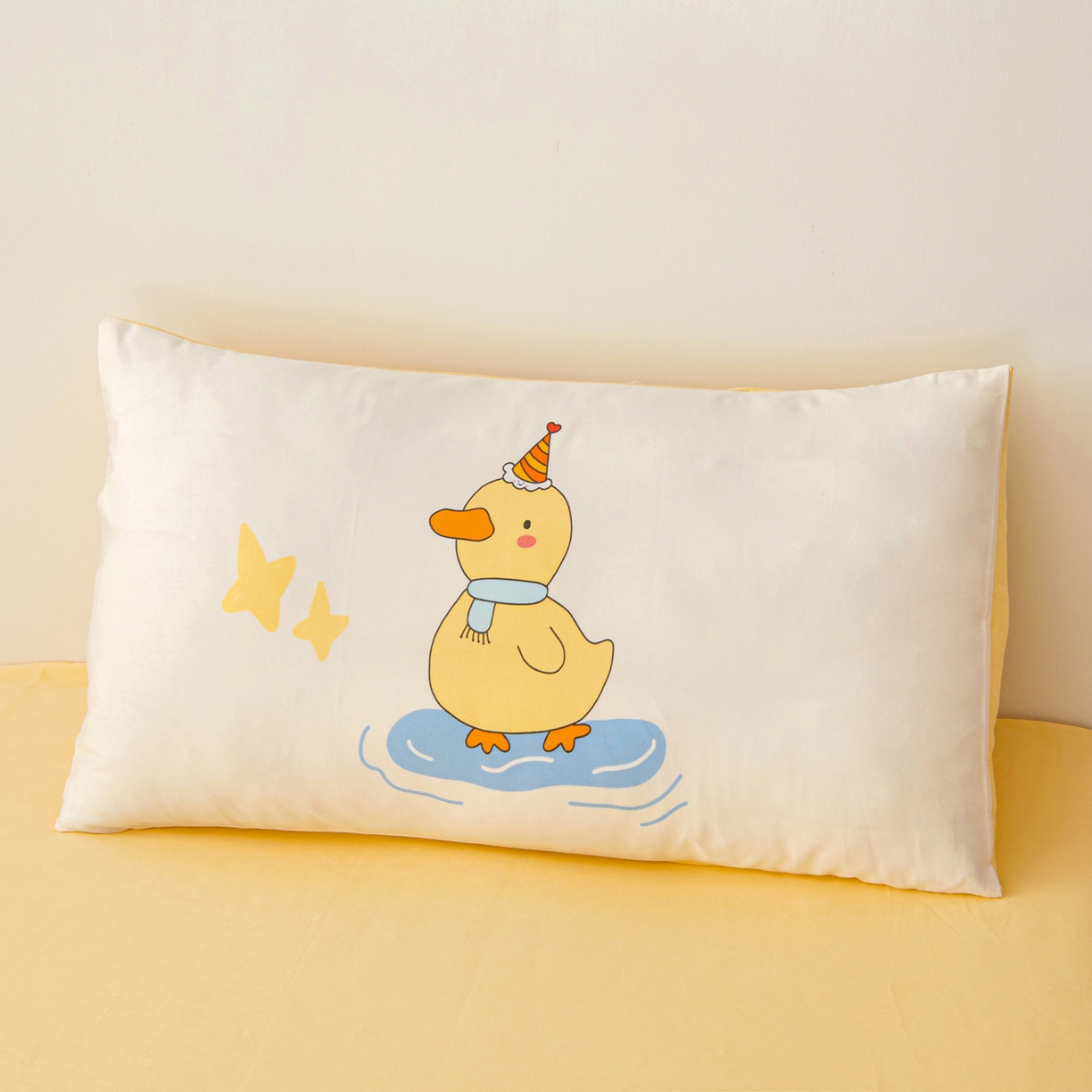 91家纺网 家纺一手货源 找家纺 御棉坊 2026新款A类全棉纯棉40S数码印花幼儿园入园三件套被子宝宝午睡被芯六件套 生日小鸭