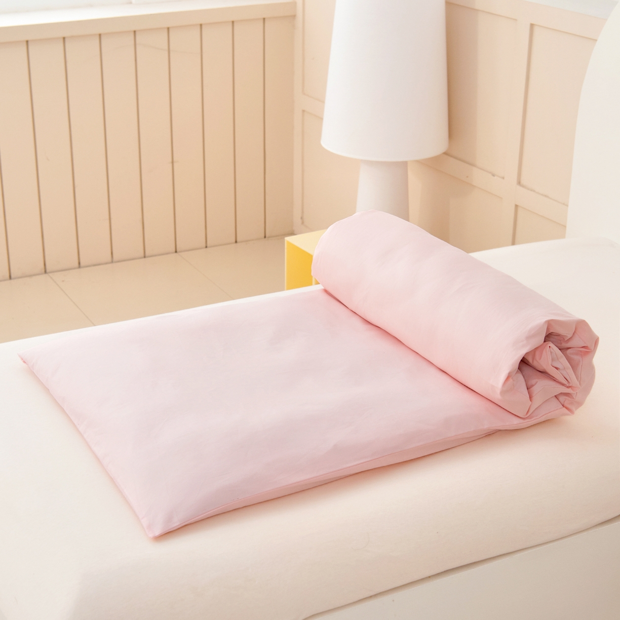 91家纺网 家纺一手货源 找家纺 御棉坊 2026新款A类全棉纯棉40S数码印花幼儿园入园三件套被子宝宝午睡被芯六件套 小鱼猫