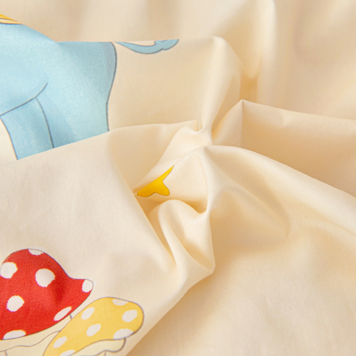 91家纺网 家纺一手货源 找家纺 御棉坊 2026新款A类全棉纯棉40S数码印花幼儿园入园三件套被子宝宝午睡被芯六件套 星月童话