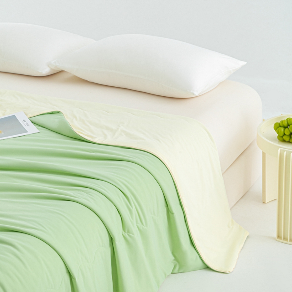 91家纺网 家纺一手货源 找家纺 （总）爱彼家纺 2026马年新款冰感黑科技冰卡小凉被单夏被自带降温buff一触透心凉-冰卡夏被系列一