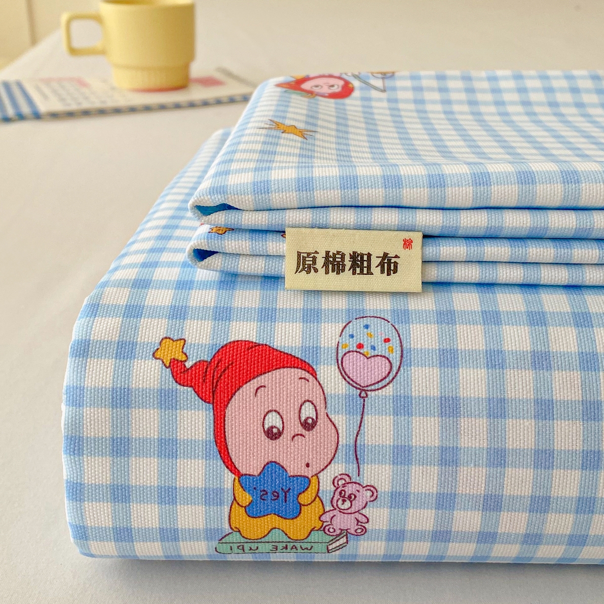 91家纺网 家纺一手货源 找家纺 （总）首爱家纺 2026新款印花老粗布床单单品床单床单单件