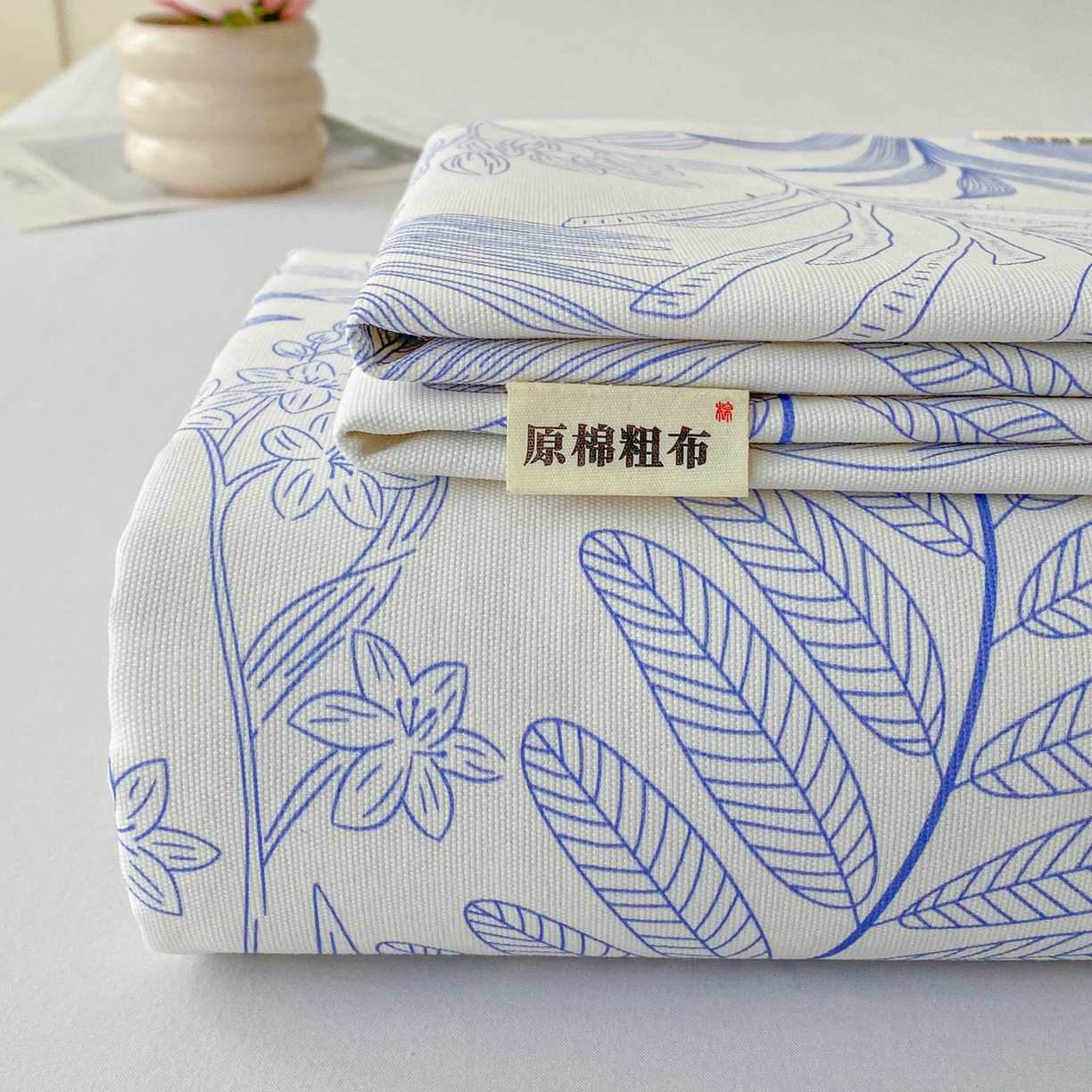 91家纺网 家纺一手货源 找家纺 （总）首爱家纺 2026新款印花老粗布床单单品床单床单单件