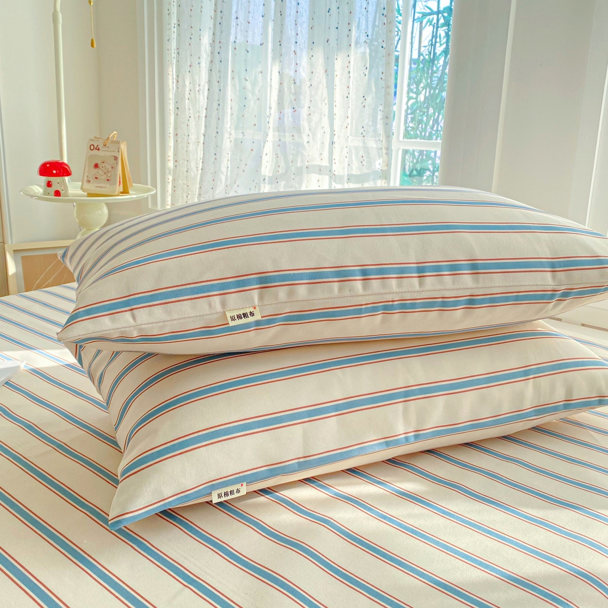 91家纺网 家纺一手货源 找家纺 首爱家纺 2026新款印花老粗布床单单品床单床单单件 法蒂