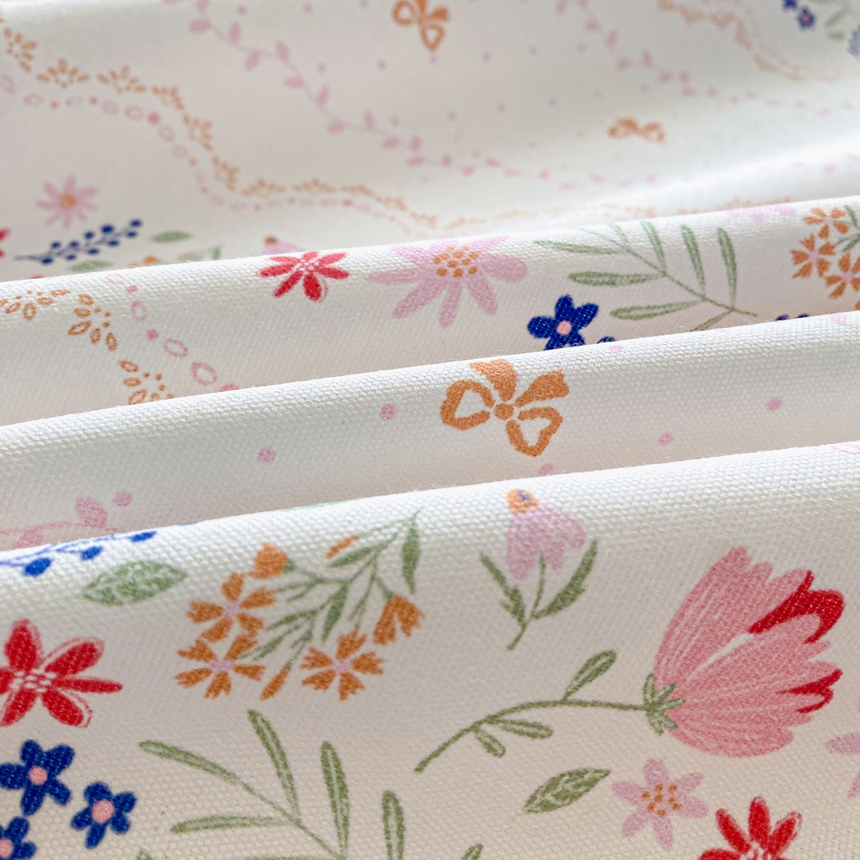 91家纺网 家纺一手货源 找家纺 首爱家纺 2026新款印花老粗布床单单品床单床单单件 芬芳