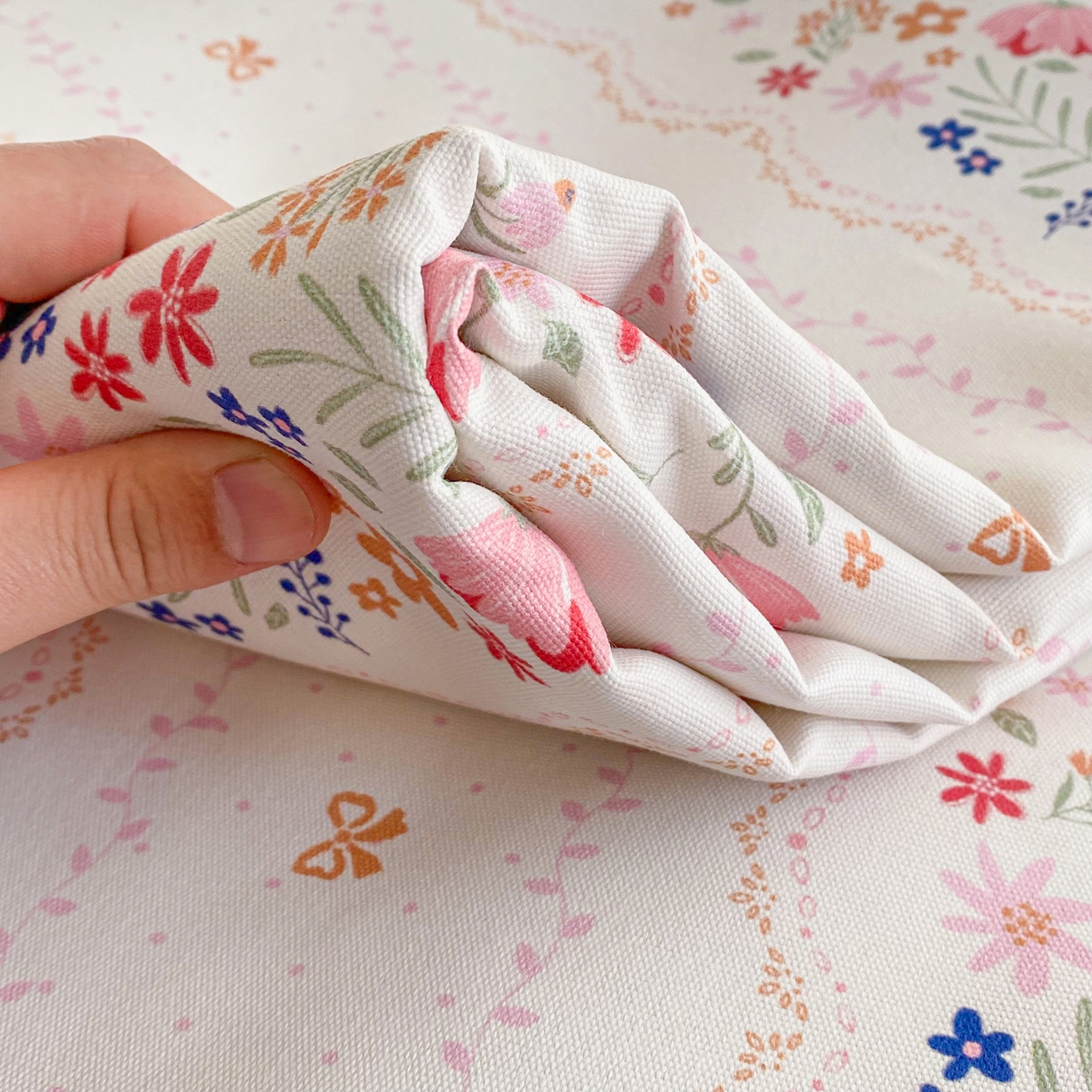 91家纺网 家纺一手货源 找家纺 首爱家纺 2026新款印花老粗布床单单品床单床单单件 芬芳