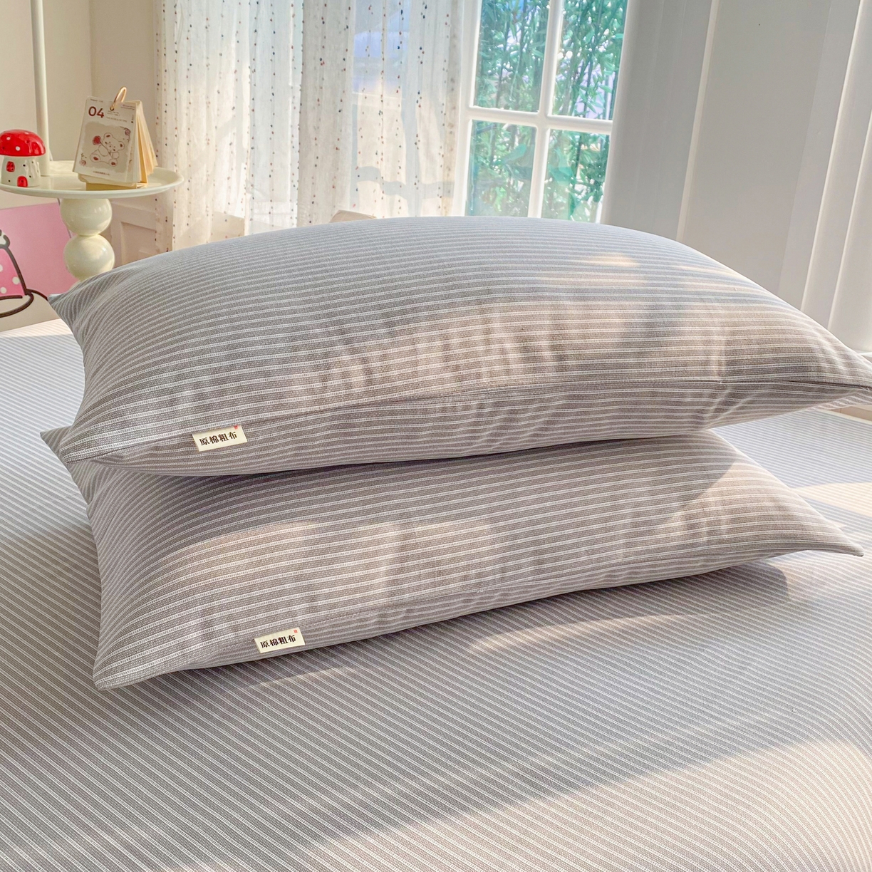 91家纺网 家纺一手货源 找家纺 首爱家纺 2026新款印花老粗布床单单品床单床单单件 慕斯