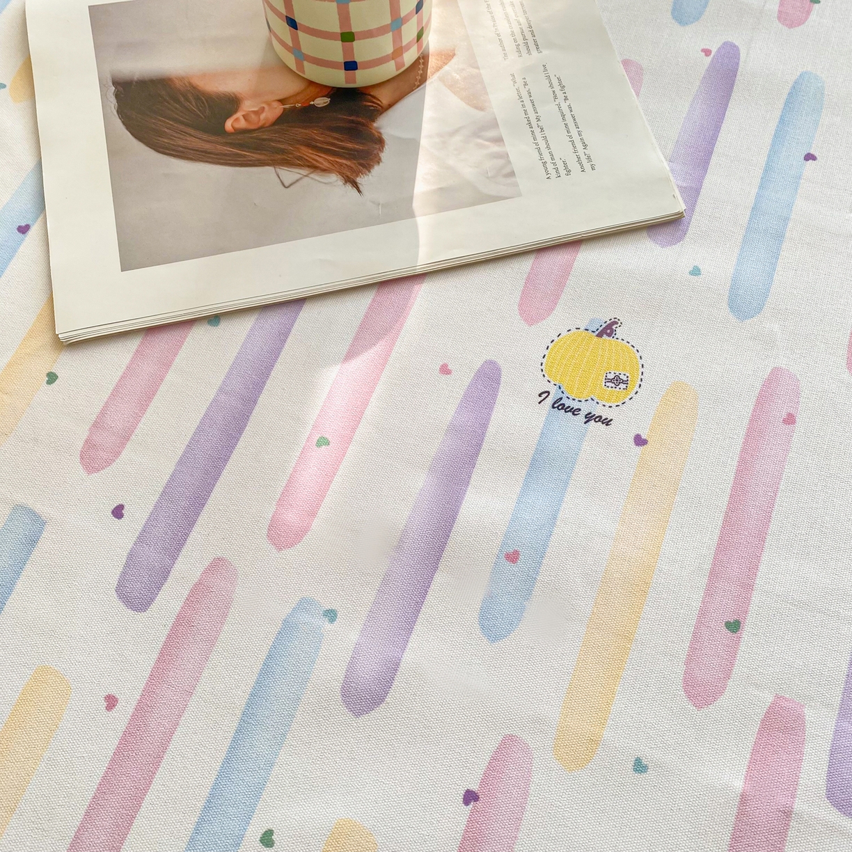 91家纺网 家纺一手货源 找家纺 首爱家纺 2026新款印花老粗布床单单品床单床单单件 南瓜