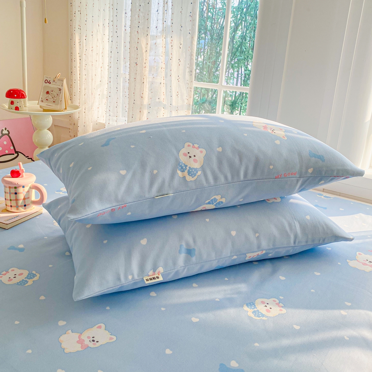 91家纺网 家纺一手货源 找家纺 首爱家纺 2026新款印花老粗布床单单品床单床单单件 朋友