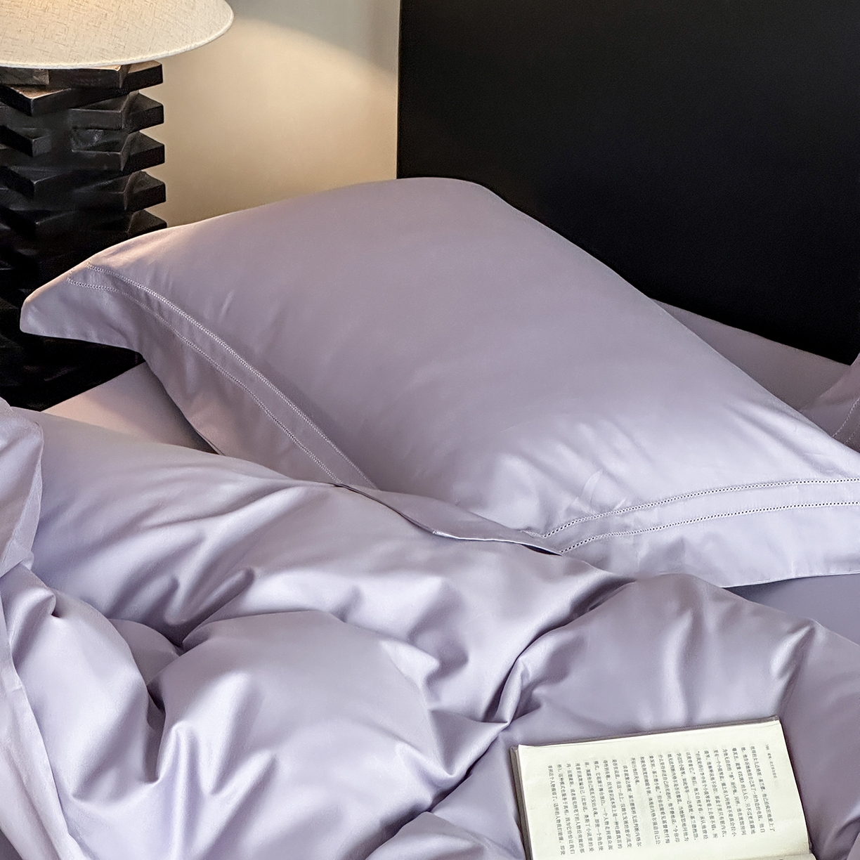 91家纺网 家纺一手货源 找家纺 （总）卡巴伦家纺 2026新款全棉安娜轻氧裸感棉亚朵同款四件套（控价标准号：398元 会员：-20元 如需快递盒需加5元）