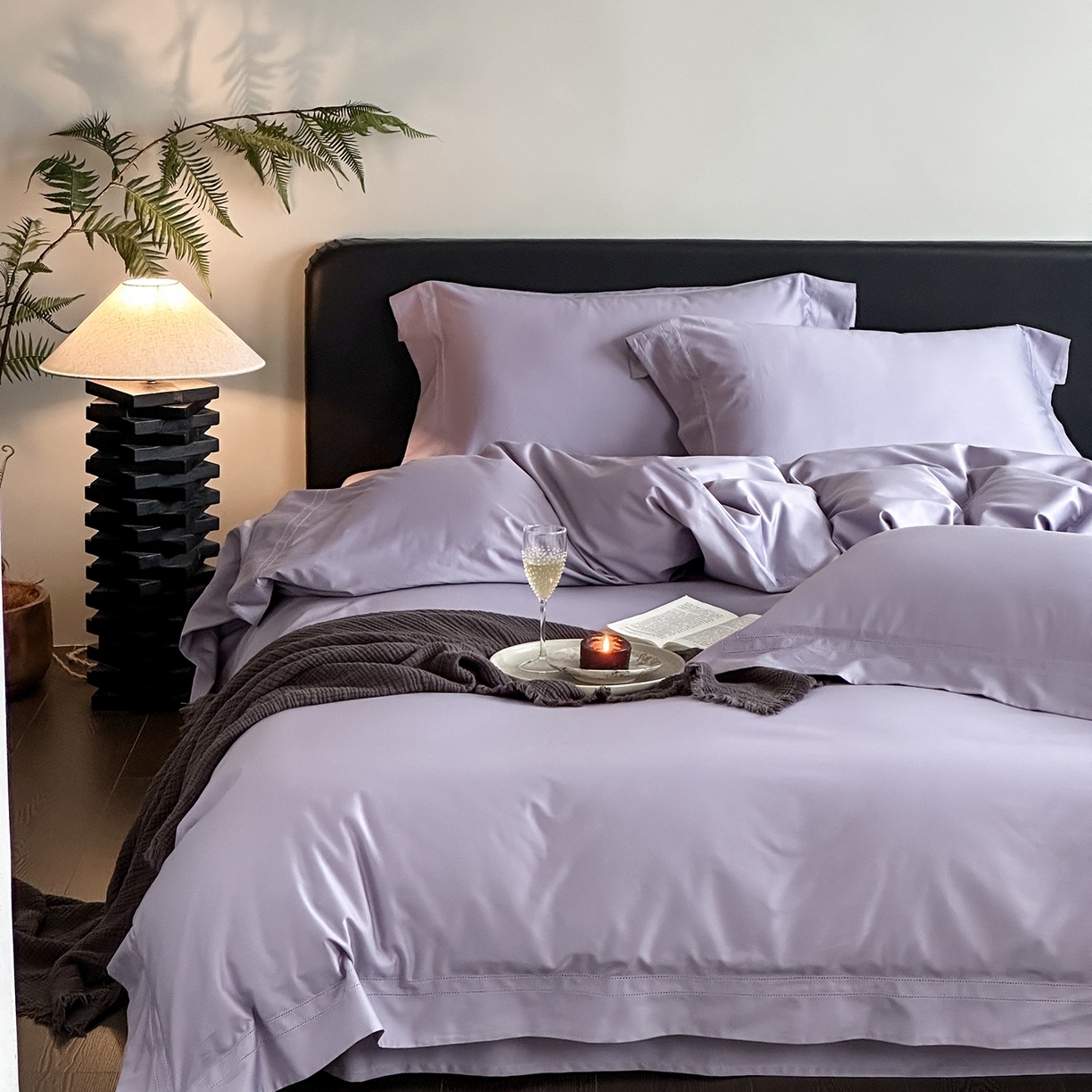 91家纺网 家纺一手货源 找家纺 （总）卡巴伦家纺 2026新款全棉安娜轻氧裸感棉亚朵同款四件套（控价标准号：398元 会员：-20元 如需快递盒需加5元）