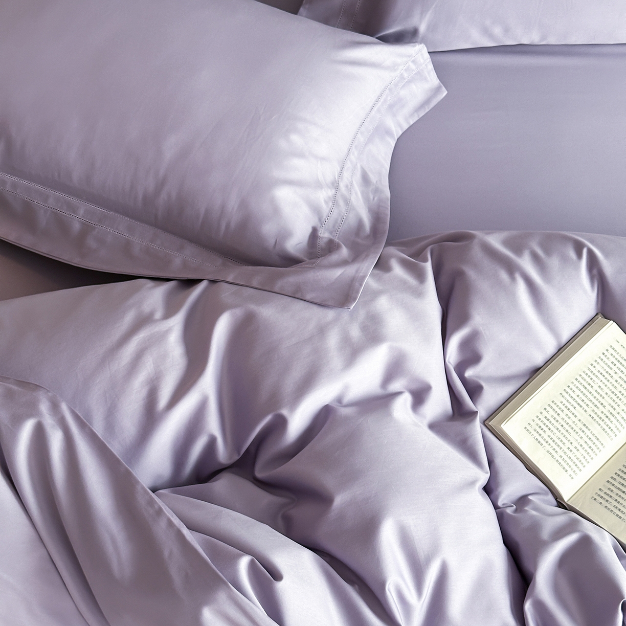 91家纺网 家纺一手货源 找家纺 （总）卡巴伦家纺 2026新款全棉安娜轻氧裸感棉亚朵同款四件套（控价标准号：398元 会员：-20元 如需快递盒需加5元）