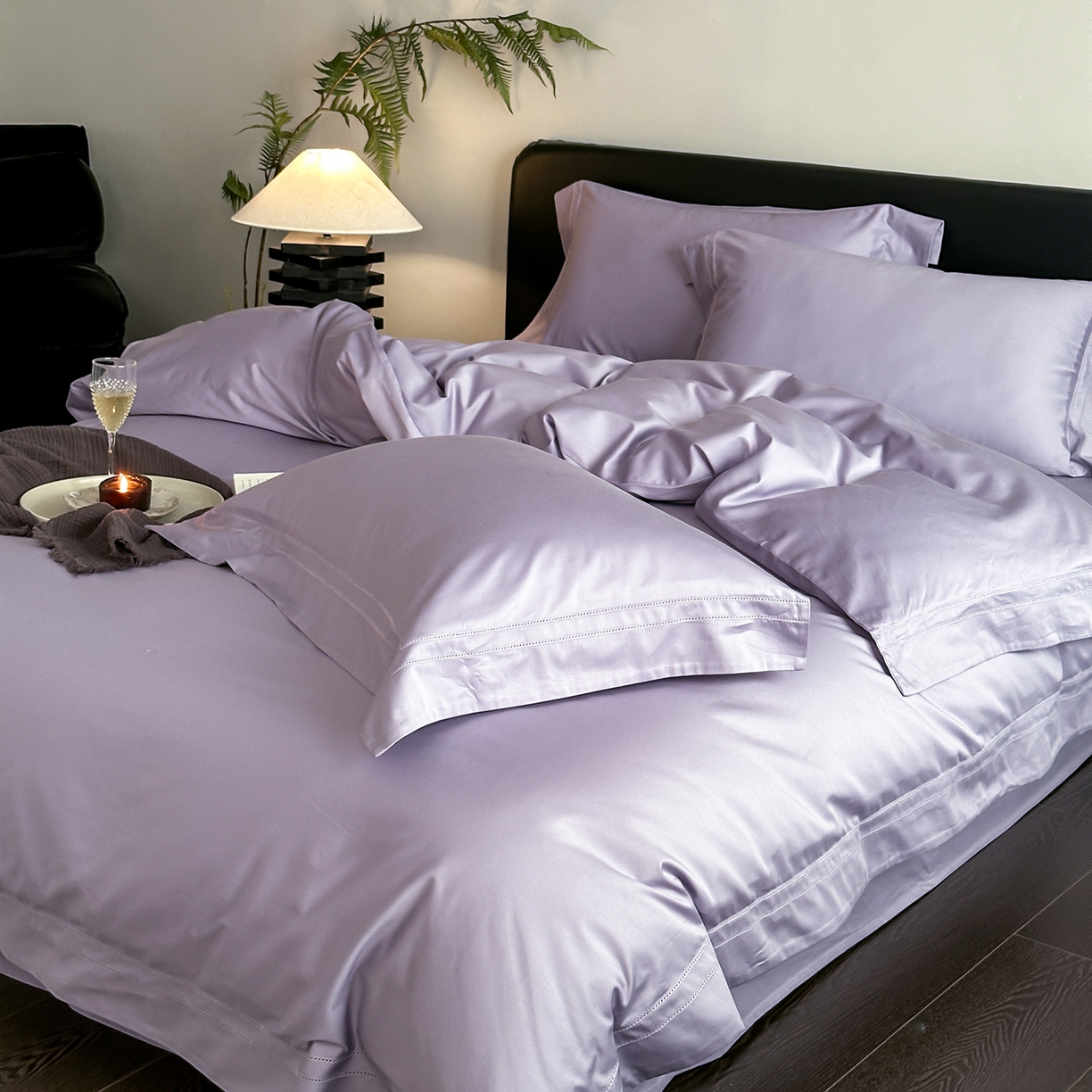 91家纺网 家纺一手货源 找家纺 （总）卡巴伦家纺 2026新款全棉安娜轻氧裸感棉亚朵同款四件套（控价标准号：398元 会员：-20元 如需快递盒需加5元）