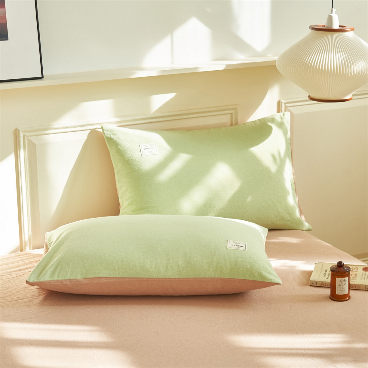 91家纺网 家纺一手货源 找家纺 （总）恒爱家纺 2026新款全棉纯棉纯色双拼夏被四件套夏凉被空调被