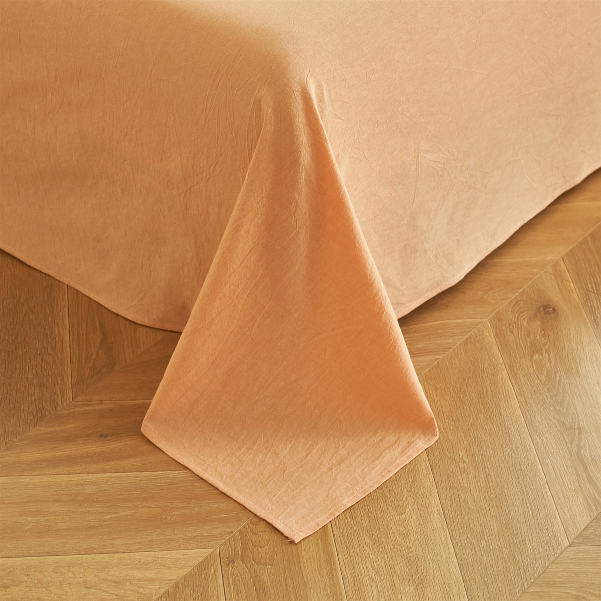 91家纺网 家纺一手货源 找家纺 恒爱家纺 2026新款全棉纯棉纯色双拼夏被四件套夏凉被空调被 深情灰