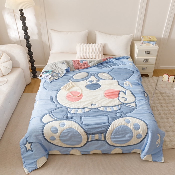 91家纺网 家纺一手货源 找家纺 （总）朴尔家纺-毛巾被 2026年纯棉云朵棉十层加厚清柔纱布泡芙被