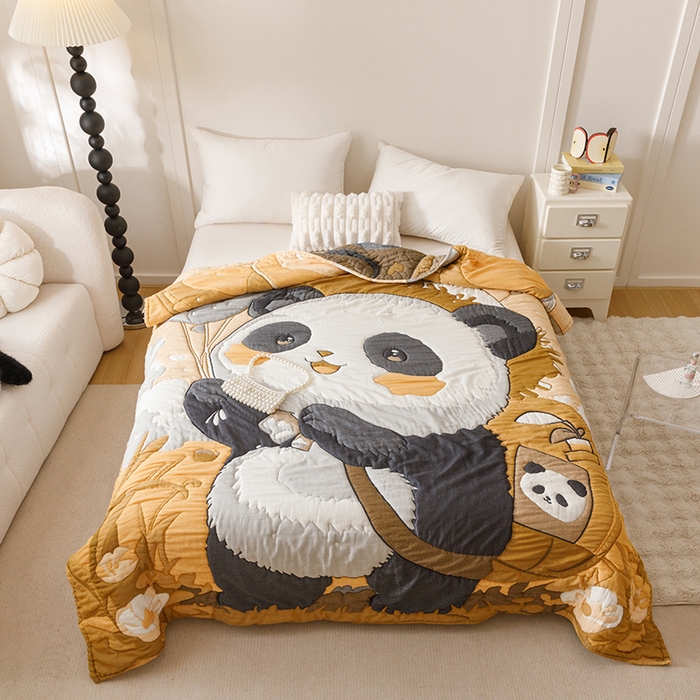 91家纺网 家纺一手货源 找家纺 （总）朴尔家纺-毛巾被 2026年纯棉云朵棉十层加厚清柔纱布泡芙被