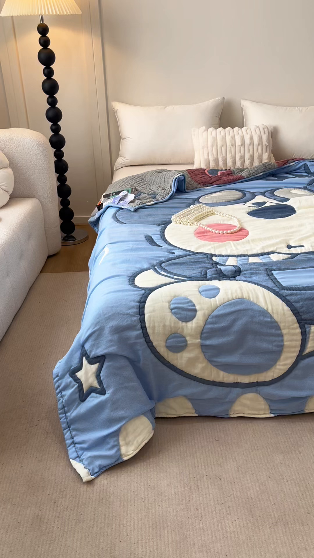 91家纺网 家纺一手货源 找家纺 朴尔家纺-毛巾被 2026年纯棉云朵棉十层加厚清柔纱布泡芙被 泡芙汪