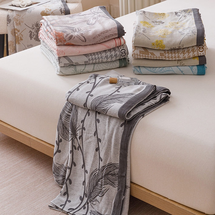 （总）朴尔家纺-毛巾被 2026新款柔滑竹纤维双层纱布冷感毯毛巾被