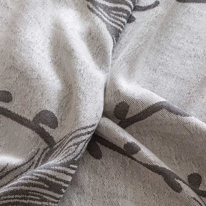 91家纺网 家纺一手货源 找家纺 朴尔家纺-毛巾被 2026新款柔滑竹纤维双层纱布冷感毯毛巾被 扶摇-灰