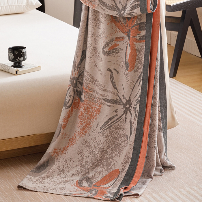 91家纺网 家纺一手货源 找家纺 （总）朴尔家纺-毛巾被 2026新款柔滑竹纤维双层纱布冷感毯毛巾被