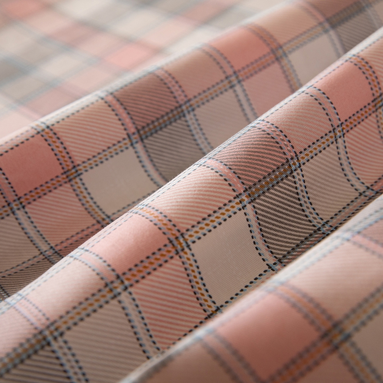 91家纺网 家纺一手货源 找家纺 八十八家纺 2026新款无印风全棉纯棉斜纹条格单床单床单单件单品床单 青居