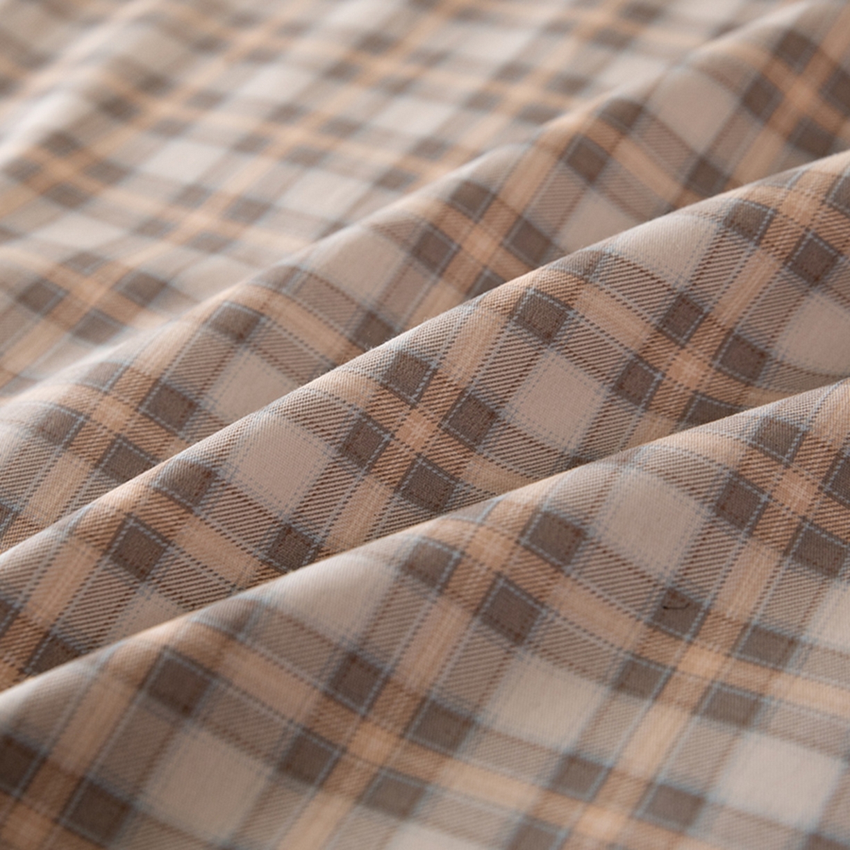 91家纺网 家纺一手货源 找家纺 八十八家纺 2026新款无印风全棉纯棉斜纹条格单床单床单单件单品床单 青忆