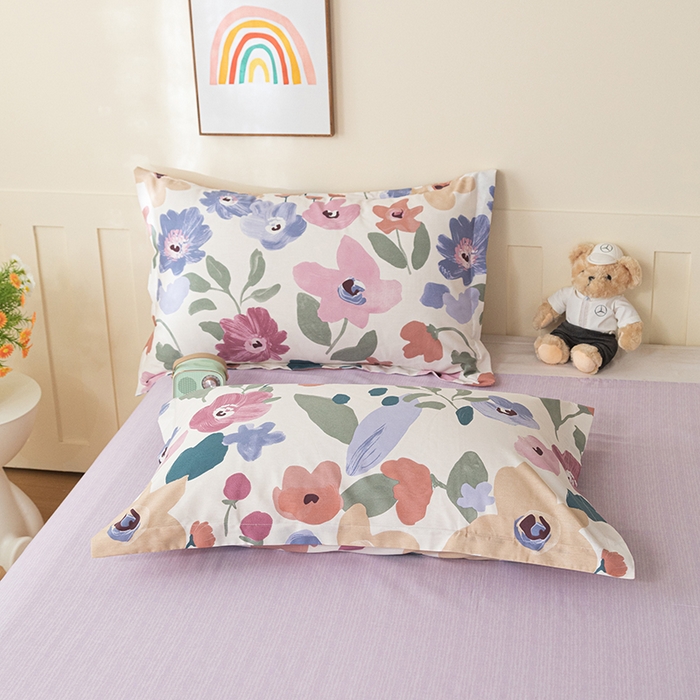 91家纺网 家纺一手货源 找家纺 爱诗诺家纺 2026新款100%全棉纯棉印花四件套【送货上门.多少都可以送】 苏林