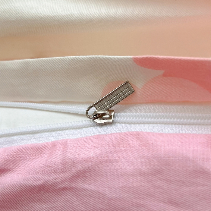 91家纺网 家纺一手货源 找家纺 爱诗诺家纺 2026新款100%全棉纯棉印花四件套【送货上门.多少都可以送】 桃花朵朵