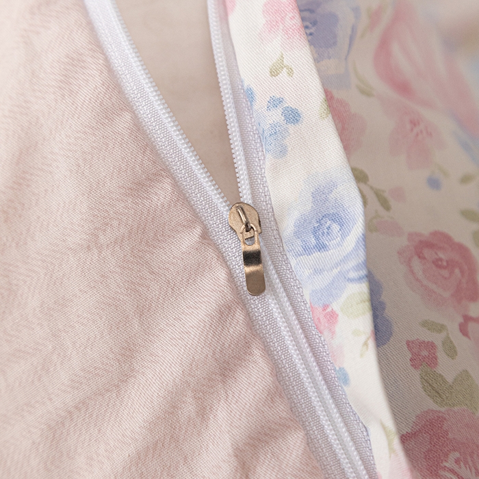 91家纺网 家纺一手货源 找家纺 爱诗诺家纺 2026新款100%全棉纯棉印花四件套【送货上门.多少都可以送】 云絮花-粉