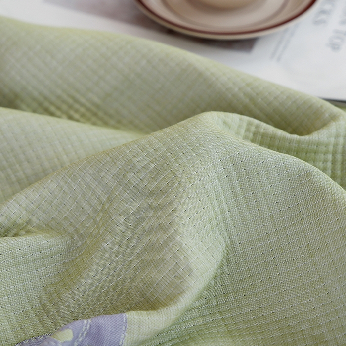 91家纺网 家纺一手货源 找家纺 朴尔家纺-毛巾被 2026新款柔绵绵风贝壳针复合工艺六层纱布毛巾被盖毯-朴尔经典款常年备货 晨雨-绿