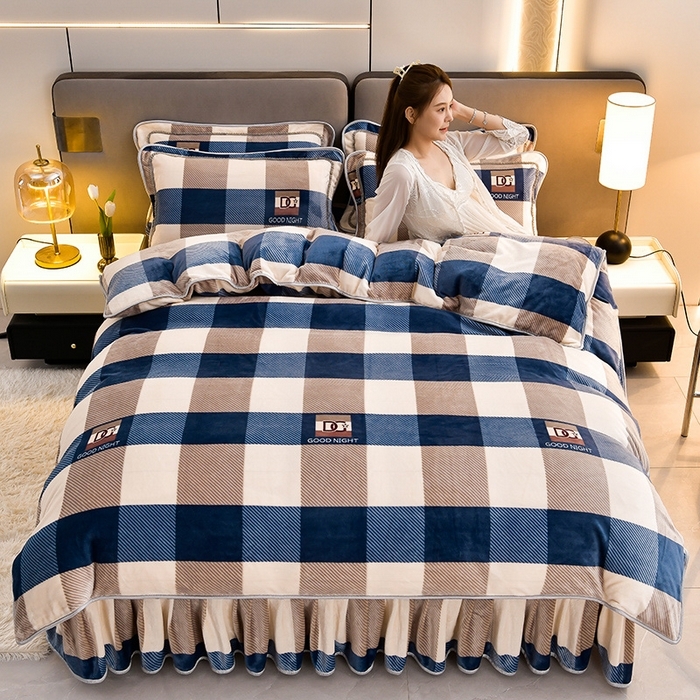 91家纺网 家纺一手货源 找家纺 （总推）诺梵家纺 2025新款8.5斤牛奶绒四件套金貂绒法莱绒水晶绒珊瑚绒