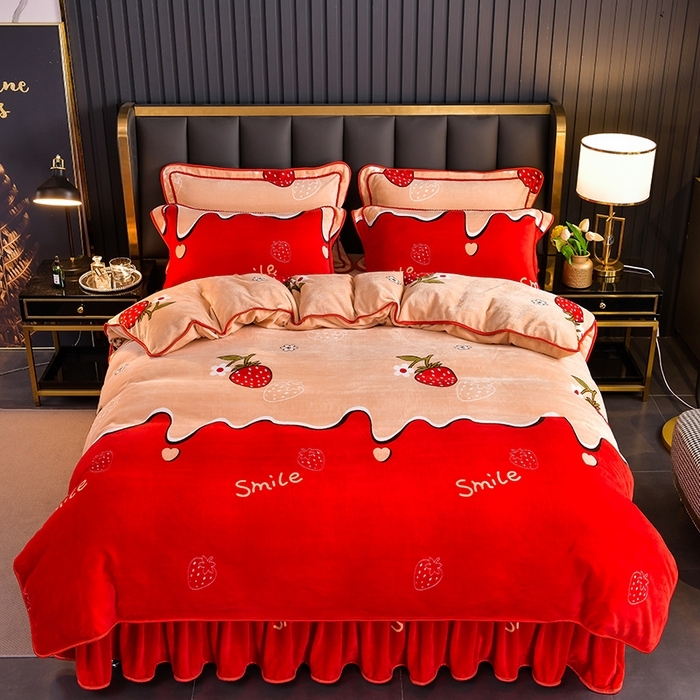 91家纺网 家纺一手货源 找家纺 （总推）诺梵家纺 2025新款8.5斤牛奶绒四件套金貂绒法莱绒水晶绒珊瑚绒