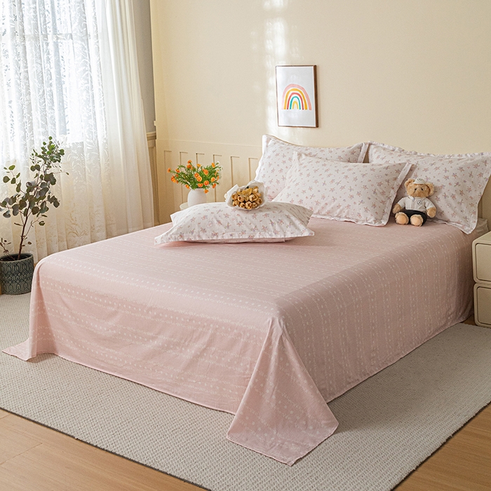 91家纺网 家纺一手货源 找家纺 （总）爱诗诺家纺 2026新款100%全棉纯棉床单单件床单单品单床单【送货上门.多少都可以送】