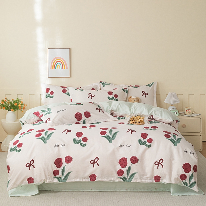 91家纺网 家纺一手货源 找家纺 爱诗诺家纺 2026新款100%全棉纯棉床单单件床单单品单床单【送货上门.多少都可以送】 梦汐-粉