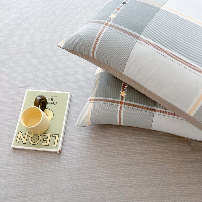 91家纺网 家纺一手货源 找家纺 爱诗诺家纺 2026新款100%全棉纯棉床单单件床单单品单床单【送货上门.多少都可以送】 里斯本灰