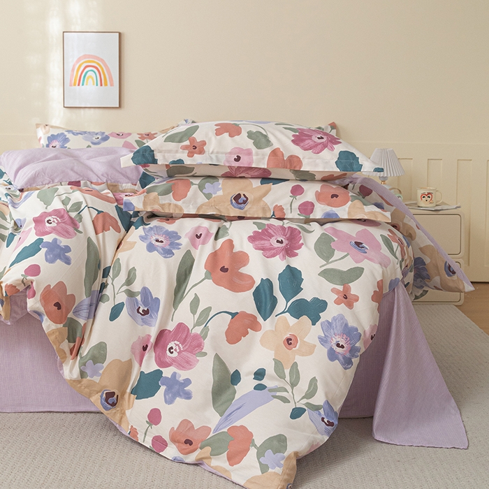 91家纺网 家纺一手货源 找家纺 爱诗诺家纺 2026新款100%全棉纯棉床单单件床单单品单床单【送货上门.多少都可以送】 苏林