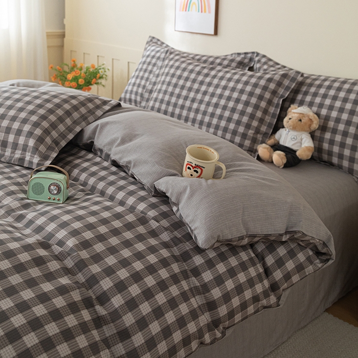 91家纺网 家纺一手货源 找家纺 爱诗诺家纺 2026新款100%全棉纯棉床单单件床单单品单床单【送货上门.多少都可以送】 优品阁-灰