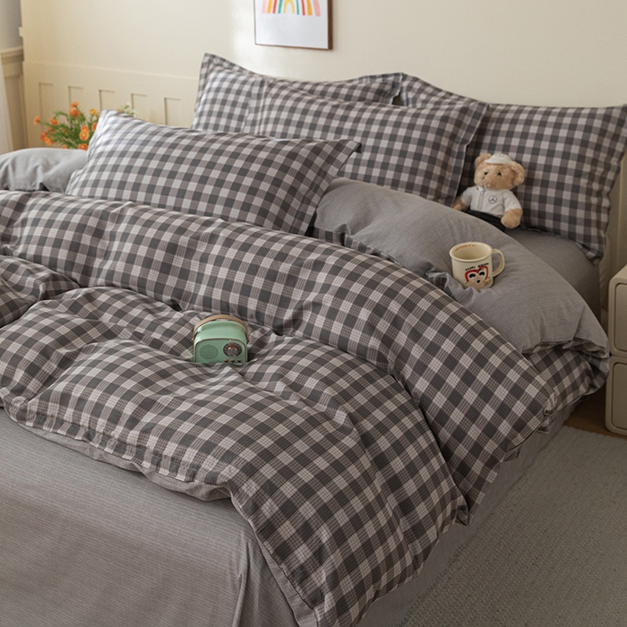 91家纺网 家纺一手货源 找家纺 爱诗诺家纺 2026新款100%全棉纯棉床单单件床单单品单床单【送货上门.多少都可以送】 优品阁-灰